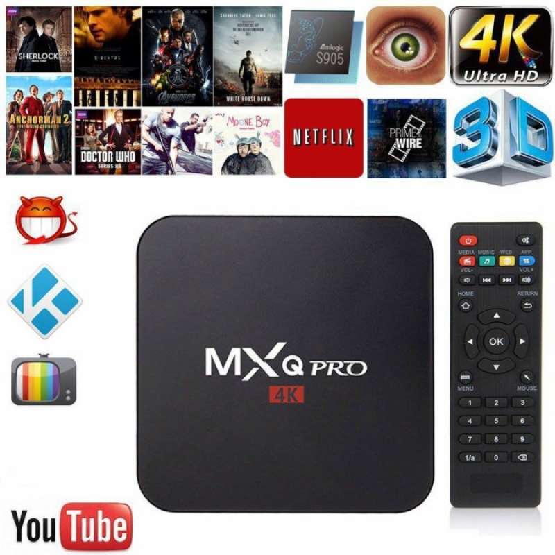 Jual ORIGINAL ANDROID TV BOX MQX PRO 4K 5G SMART BOX TV di