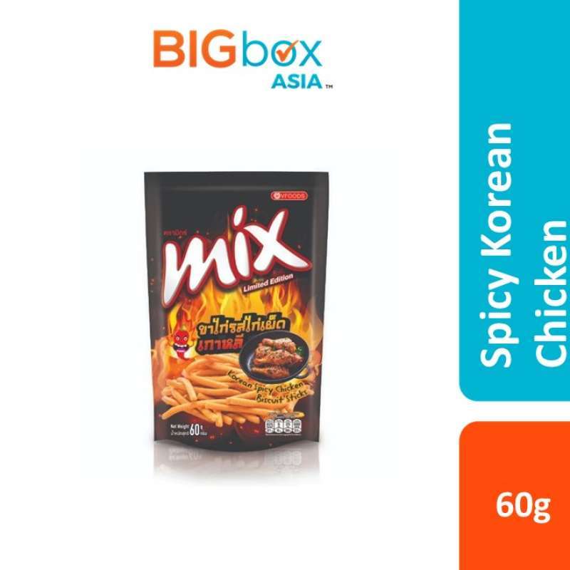 Jual VFOODS Mix Snack Biscuit Stick Spicy Korean Chicken 60g di Seller