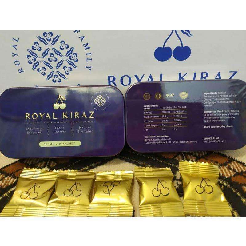 Jual ROYAL KIRAZ Gold obat Herbal Candy Dari Turki Original 15 permen