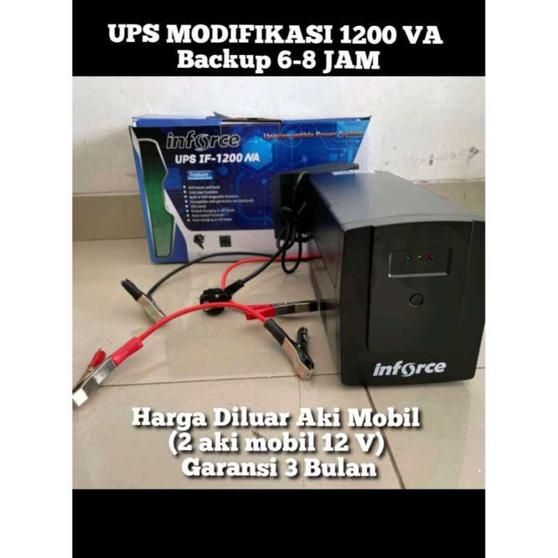 Jual Ups modifikasi aki mobil 2 aki diluar aki nya silakan beli sendiri