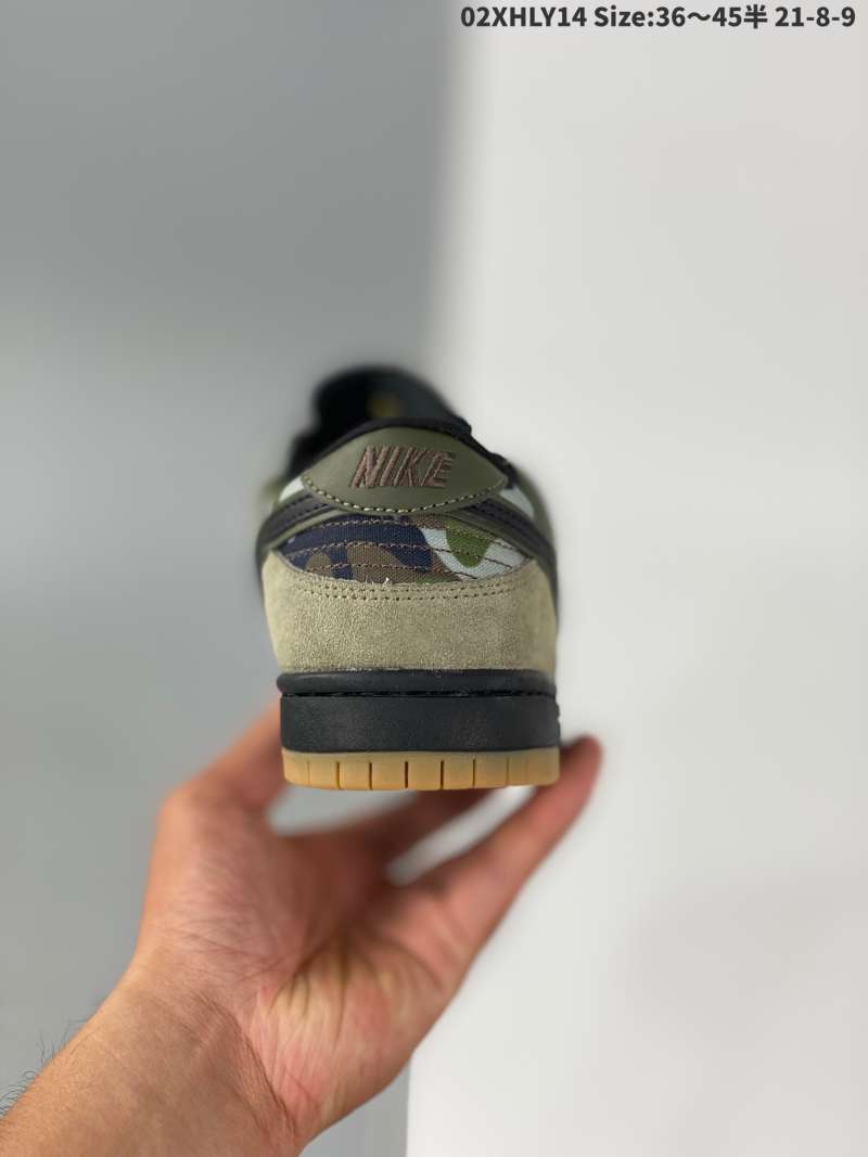 Jual NIKE SB zoom dunk Camo Army Camo olive green men's and women's