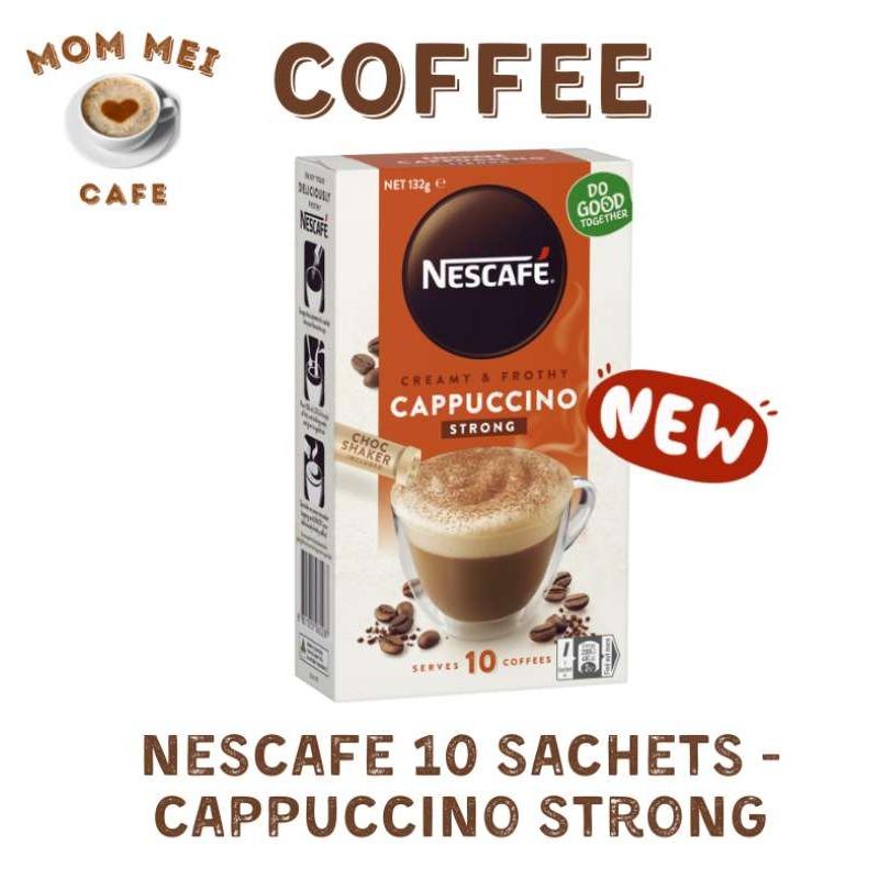 Jual Kopi NESCAFE CAPPUCCINO STRONG Coffee (10 Sachets) di Seller Mom