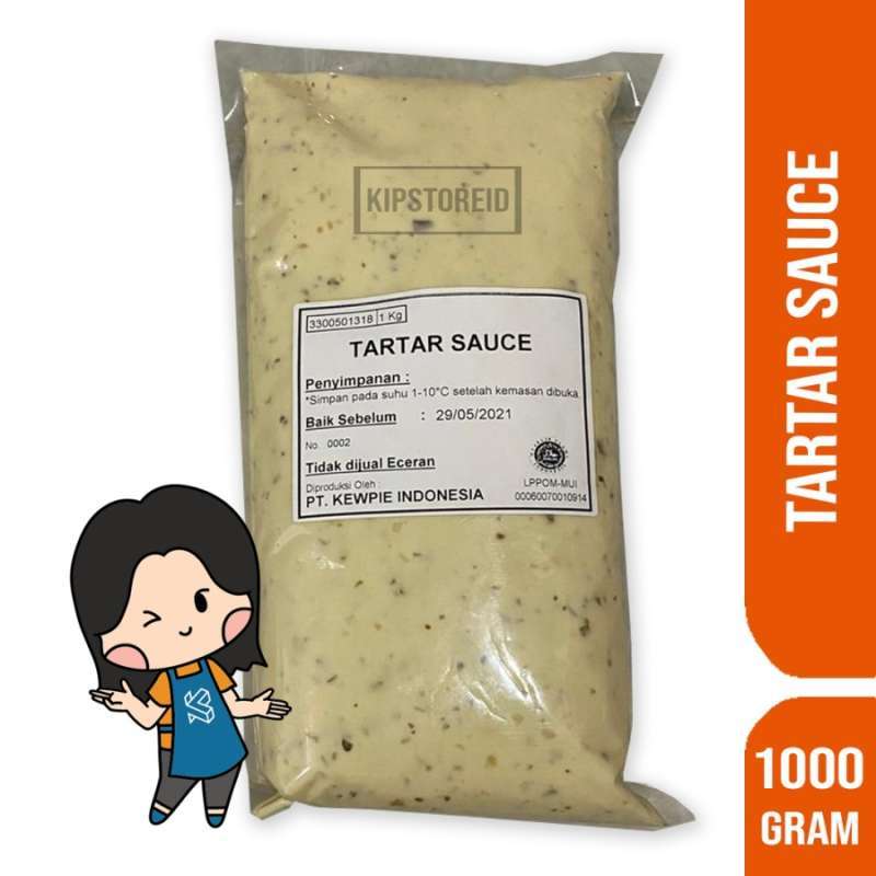 Jual Kewpie Tartar Sauce 1 Kg Halal / Kewpie Saus Tartar 1 Kg di Seller