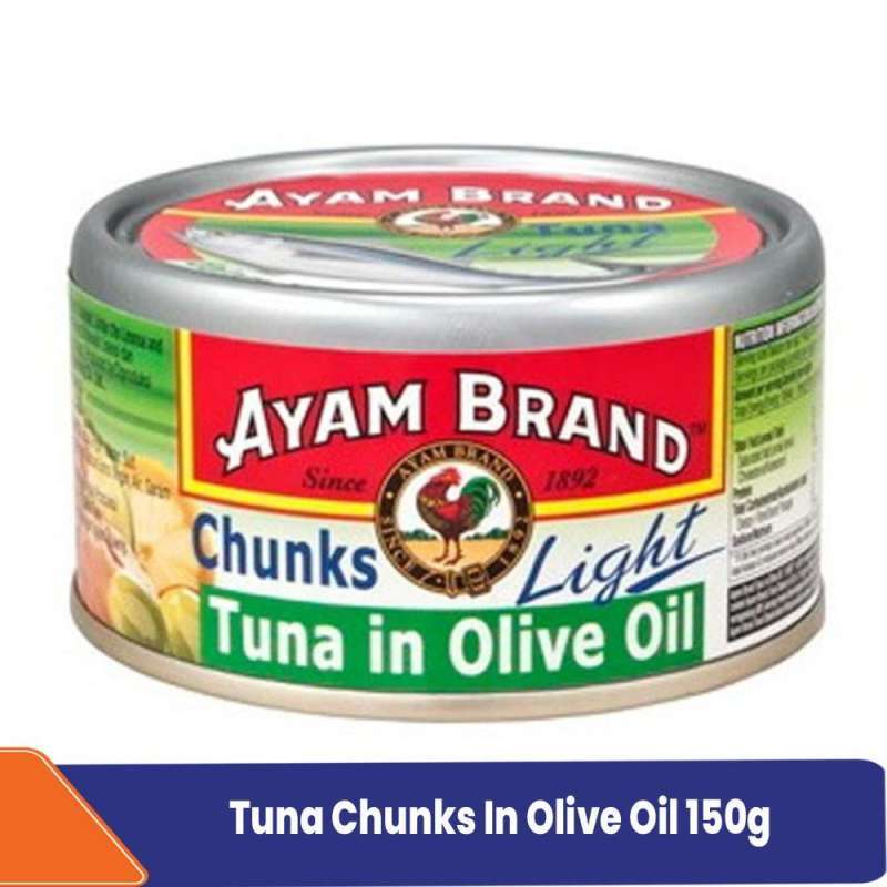 Jual AYAM BRAND TUNA CHUNK IN OLIVE OIL 185GR di Seller HRA_STORE