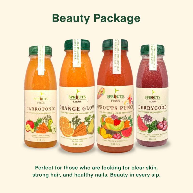 Jual Sprouts Farms BEAUTY PACKAGE (ColdPressed Jus Bundle) di Seller