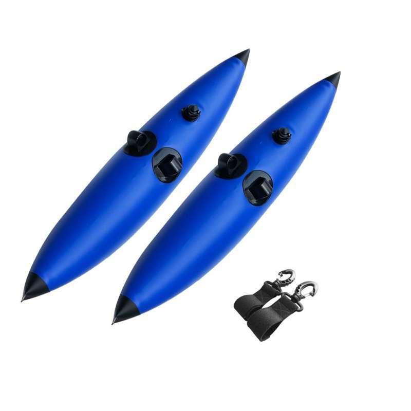 Jual Set 2 PVC Kayak Boat Standing Outrigger / Stabilizer + 2 Paddle