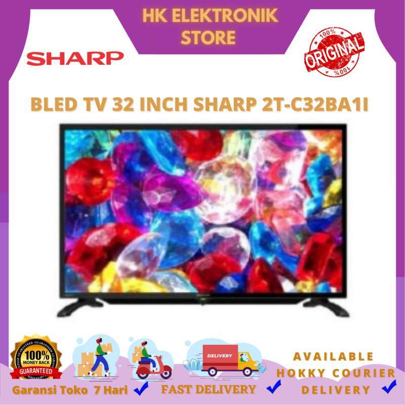 Promo LED TV 32 INCH SHARP 2TC32BA1I USB HD SUPER ECO MODE SOUND