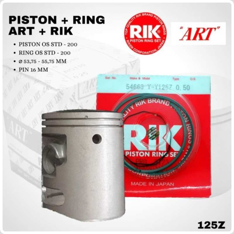 Jual Piston Set Art 125Z Kode 052 200 (âŒ€55.75) di Seller