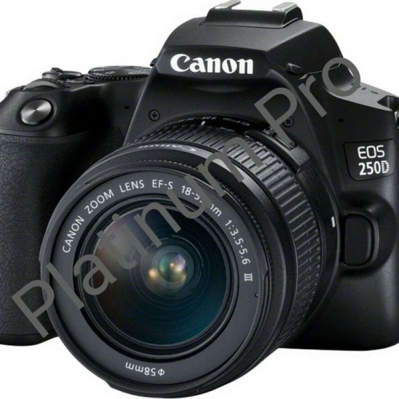 Jual Canon Eos 250D Kit 1855Mm Iii Hitam (Paketan Lengkap) di Seller