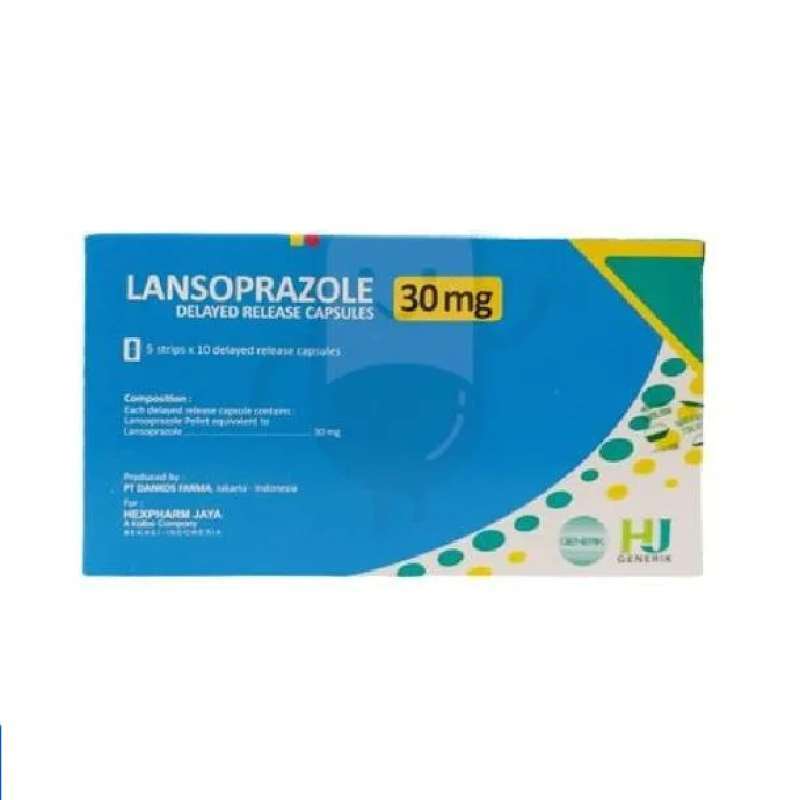 Jual LANSOPRAZOLE HEXPHARM 30 MG BOX 50 KAPSUL di Seller Apotek MOSE Official Store Apotek