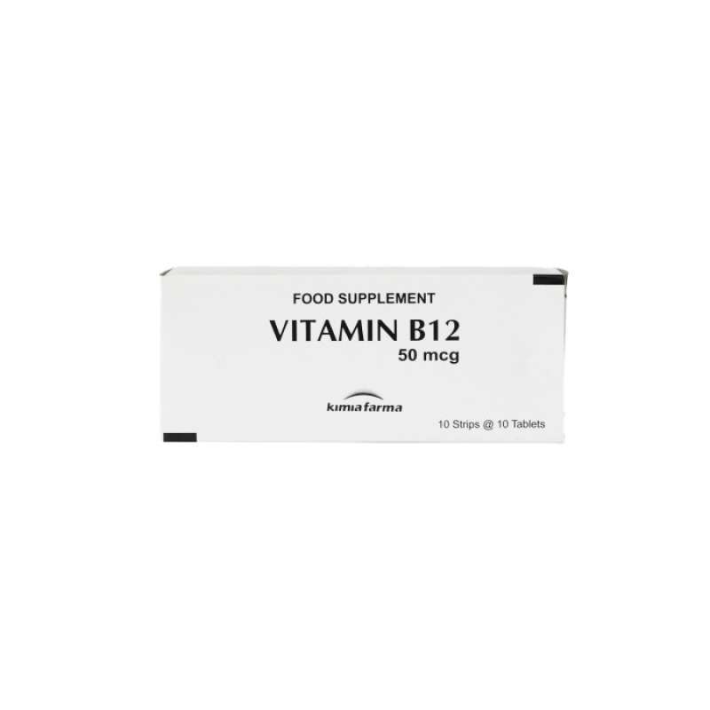 Jual VITAMIN B12 50 MCG 10 TabGenerik Branded SESUAI STOK YANG