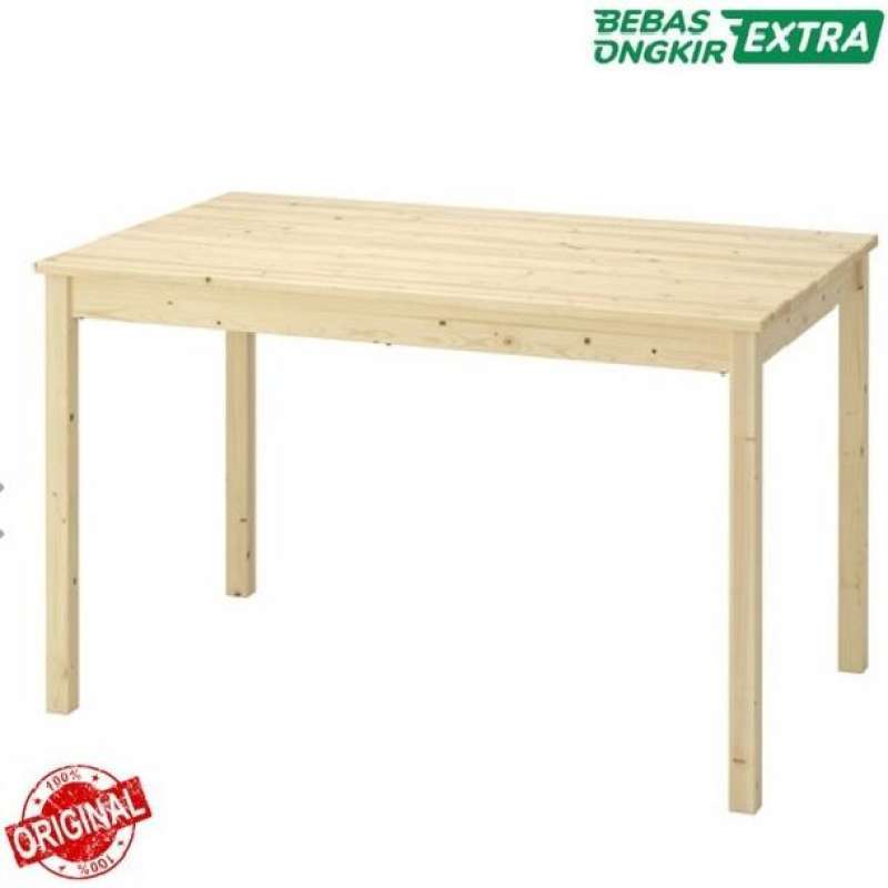 Jual Meja Kokoh Kayu Pinus Serbaguna NG Utility Table 120x75cm_Original