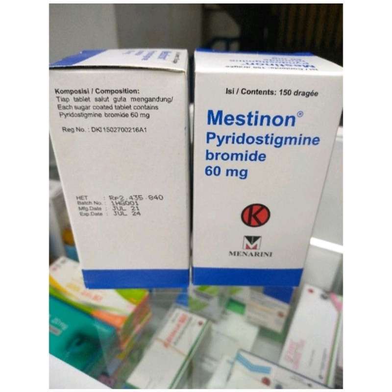 Jual MESTINON 60MG PER BOTOL ISI 150 TABLET di Seller Apotek Najeeb