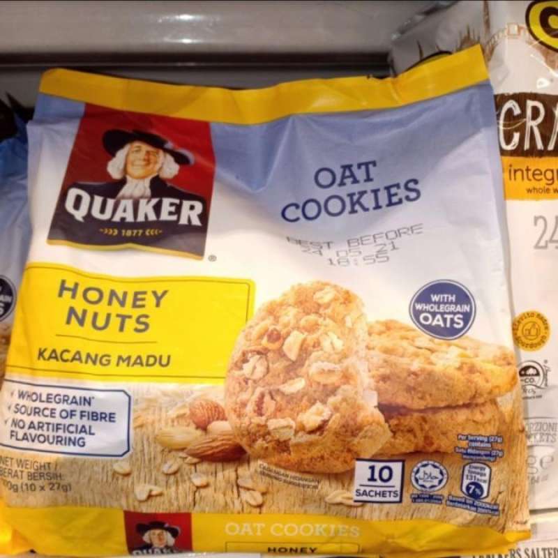 Jual Quaker Oat Cookies Honey Nuts 270gr Di Seller Imfoodmart