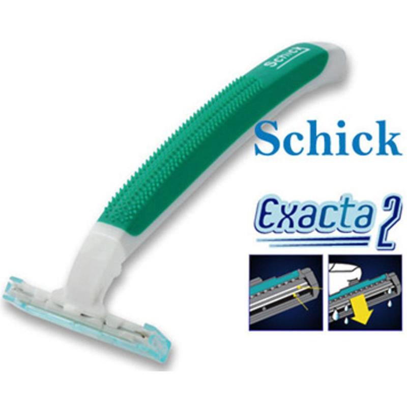Jual Schick Exacta 2 Sensitive Hanger Hijau Pisau Cukur