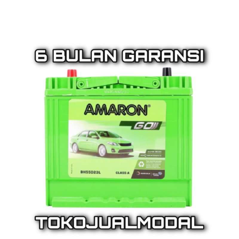 Jual AKI MOBIL 55D23L AMARON GO 12V 60AH AKI KERING di Seller