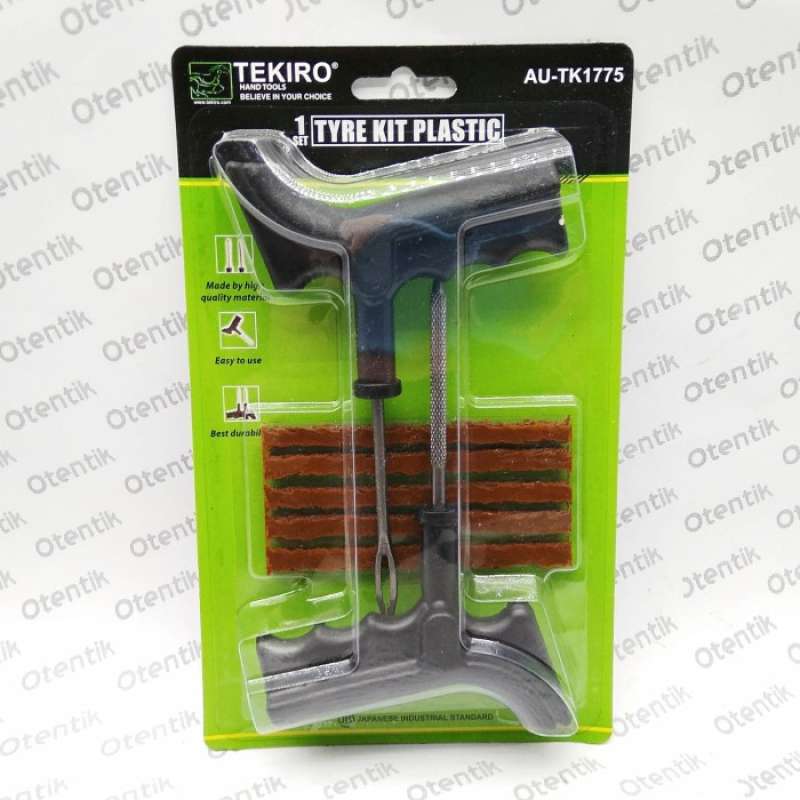 Jual TEKIRO ALAT TAMBAL BAN PLASTIK SET - TAMBAL BAN BOCOR TUBLES TYRE