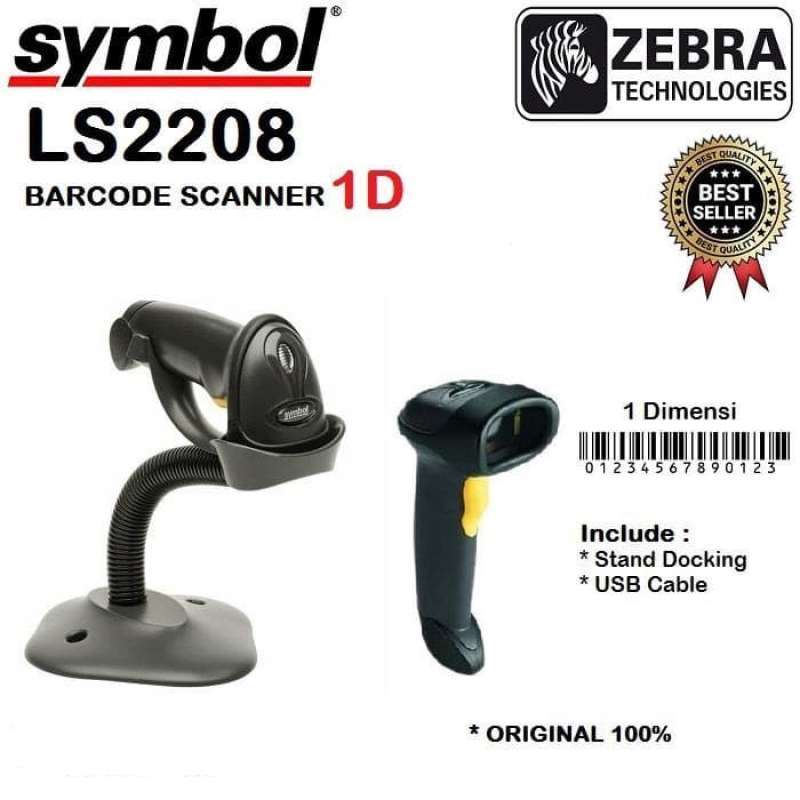 Jual ZEBRA SYMBOL BARCODE SCANNER LS2208 di Seller Multi Kharisma Kalideres, Kota Jakarta