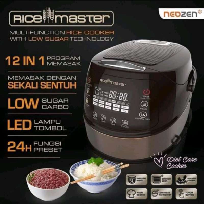 Jual Neozen Rice master rice cooker low carbo Rice Multi Cooker utk diet GARANSI di Seller