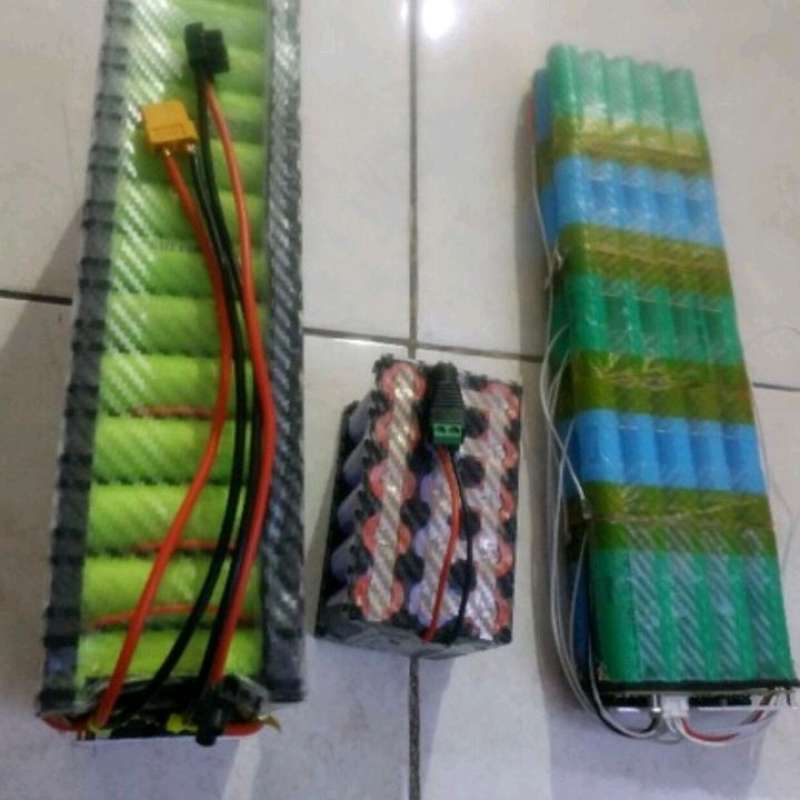 Jual Baterai Pack 18650 Custom Pengganti Aki motor / sepeda listrik di