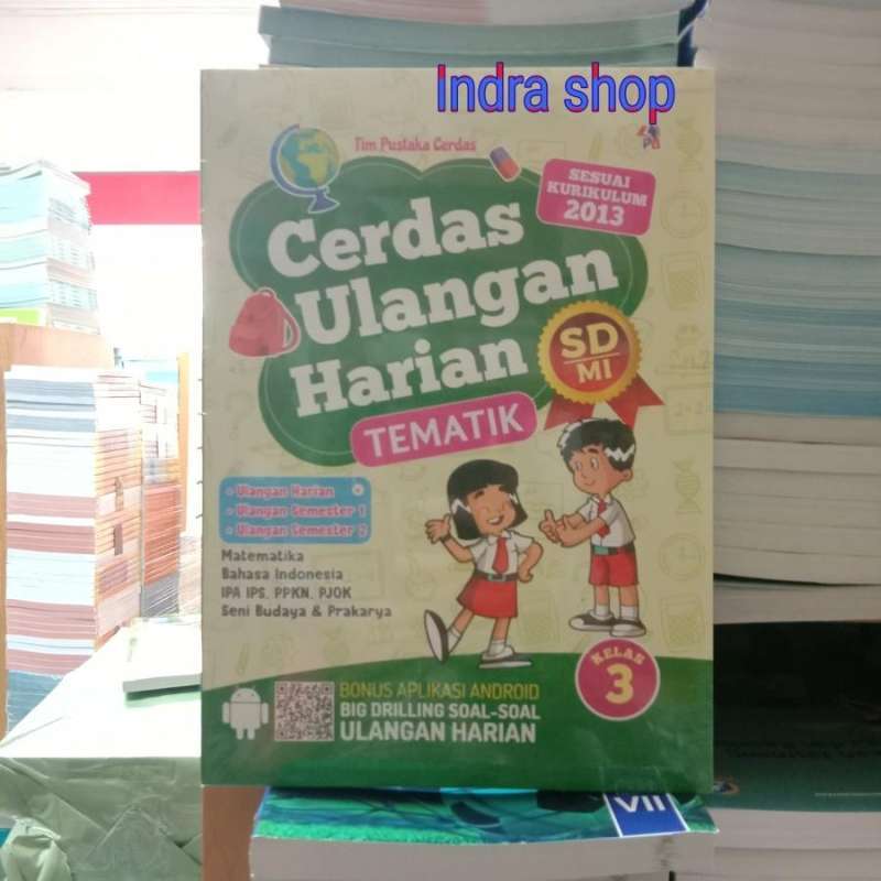 Jual Buku Soal/Cerdas Ulangan Harian Tematik Kelas 3 SD/Mi Kurikulum ...