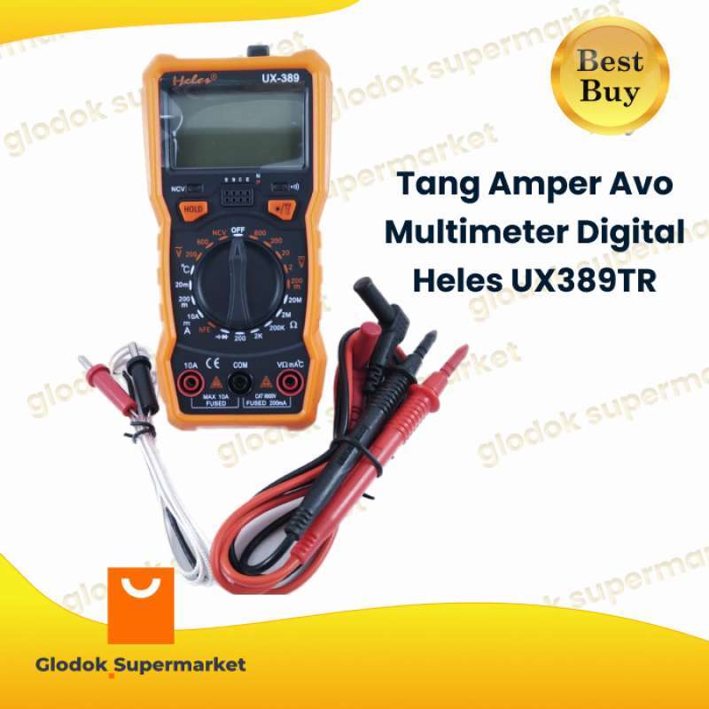 Promo Multitester Avo Multimeter Digital Heles UX389TR Diskon 13 di