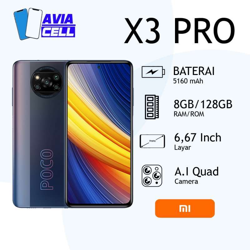 Promo Poco X3 Pro Ram 8/256gb Resmi Diskon 36% di Seller Avia Cellular