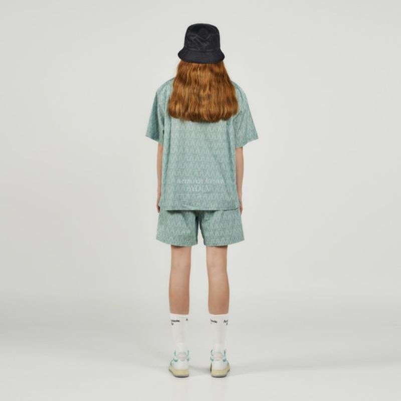 Jual Acme De La Vie ADLV A Logo Monogram Pattern Open Collar Shirt ...