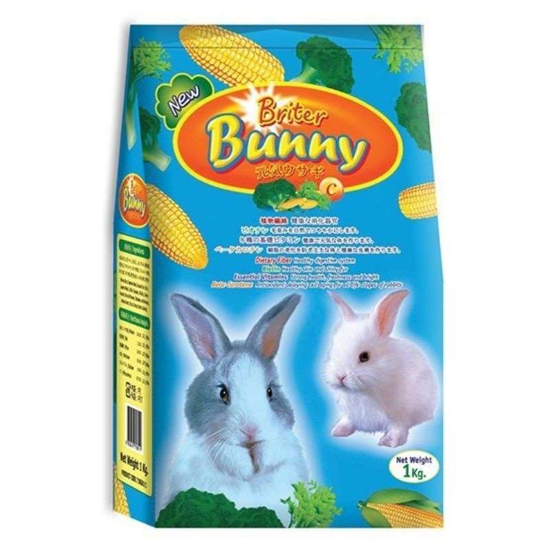 Jual briter bunny rabbit food 1kg di Seller Petto Jln Sutomo Ujung No