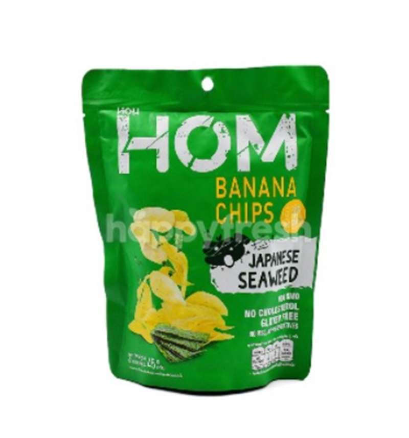 Jual HOM Banana Chips Japanese Seaweed Flavour 45g di Seller BisQuitto MY Baloi, Kota Batam