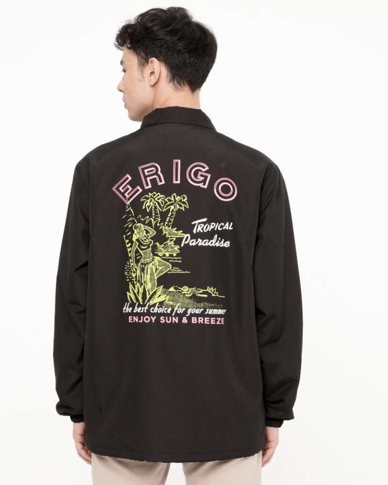 Jual Erigo Coach Jacket Best Paradise Black di Seller Erigo Official