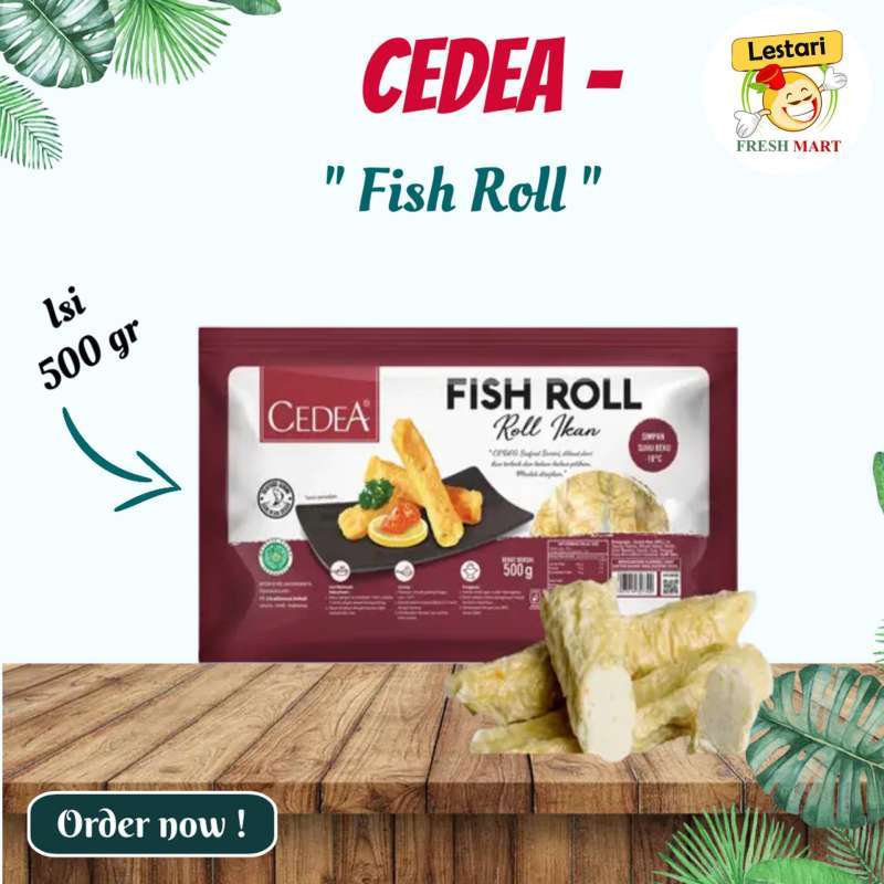 Jual Cedea Fish Roll 500gr / Olahan Seafood Ikan Gulung / Cemilan Enak