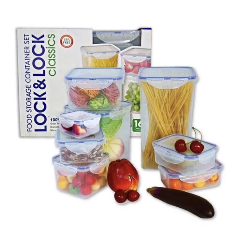 Jual Lock N Lock Set Food Container Lunch Box Set Gift Box Di Seller ...