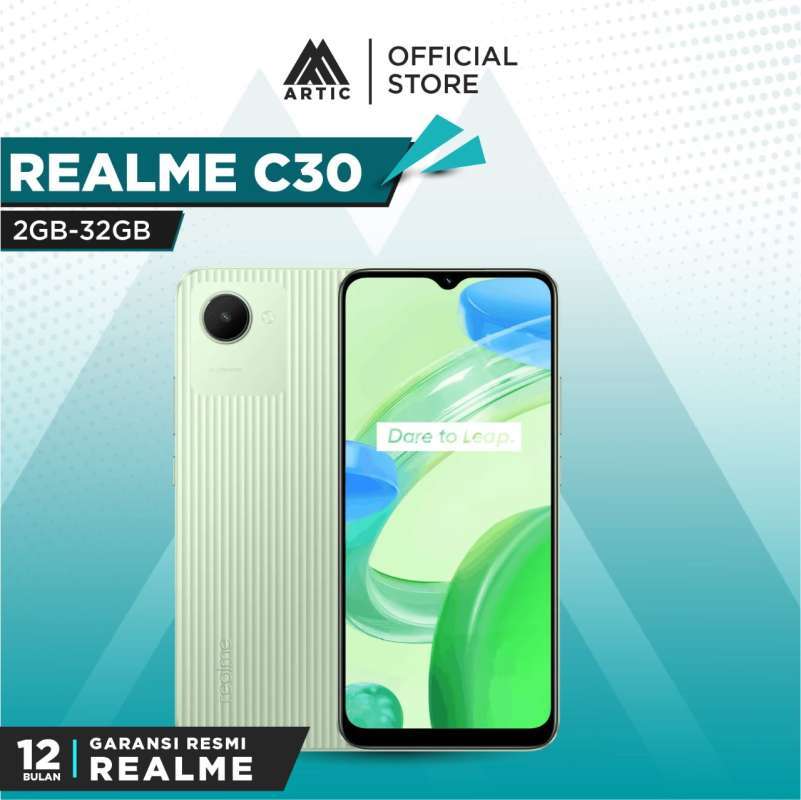 Promo Realme C30 2/32 RAM 2 ROM 32 GB 2GB 32GB Android Diskon 13% di ...
