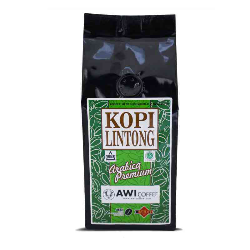 Jual Awi Coffee Lintong 250G Biji/Bubuk Arabica Roasted Coffee Beans