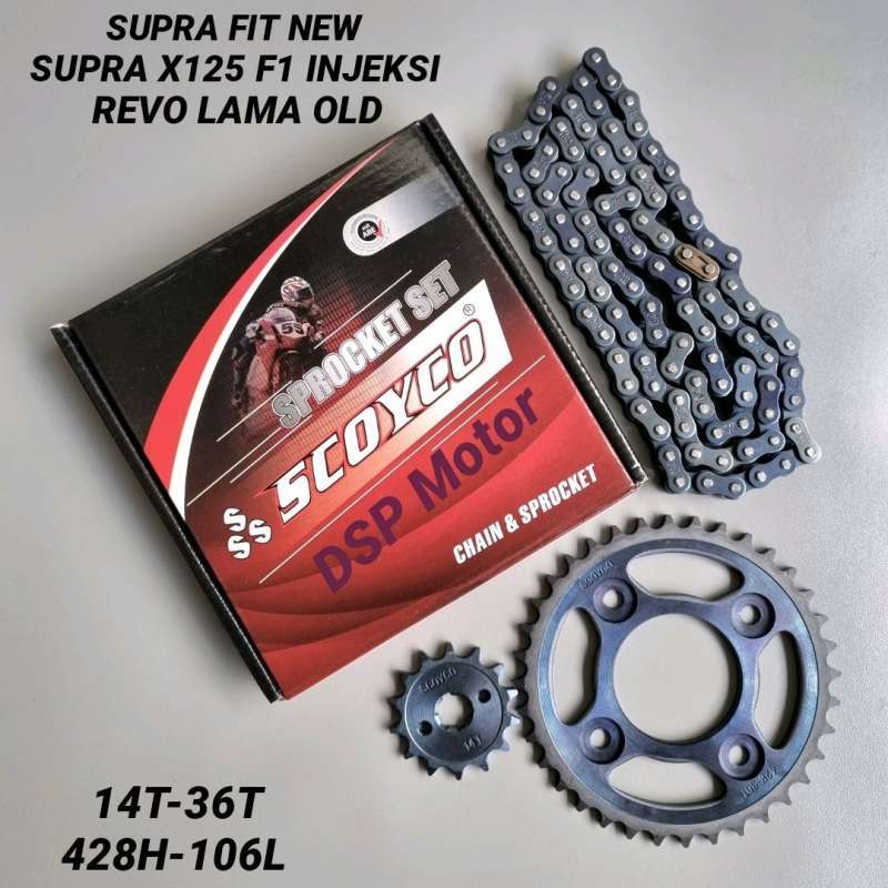 Jual Gear Gir Set Paket Supra Fit Newsupra X 125 F1 Injeksirevo 100