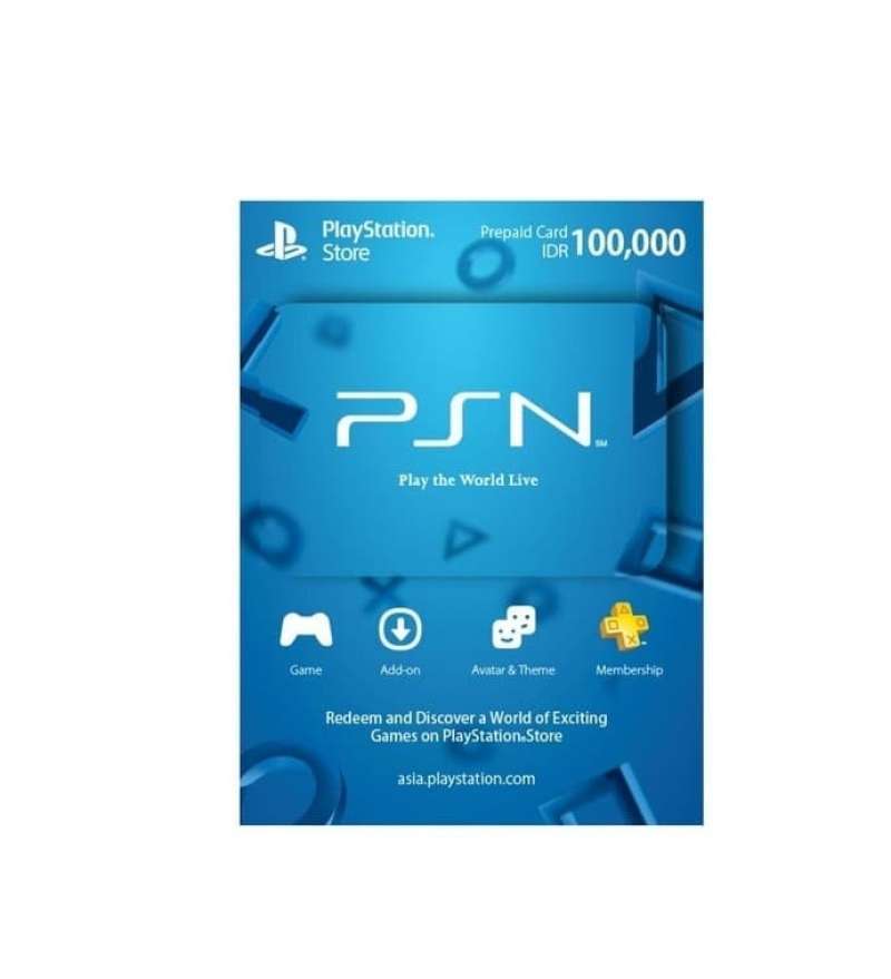 Jual Playstation Network Psn 100rb Region Indonesia Di Seller Game
