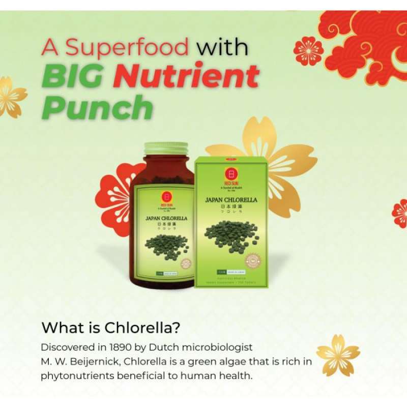 Jual Japan Chlorella 1000 Tablets di Seller Redsun Indonesia