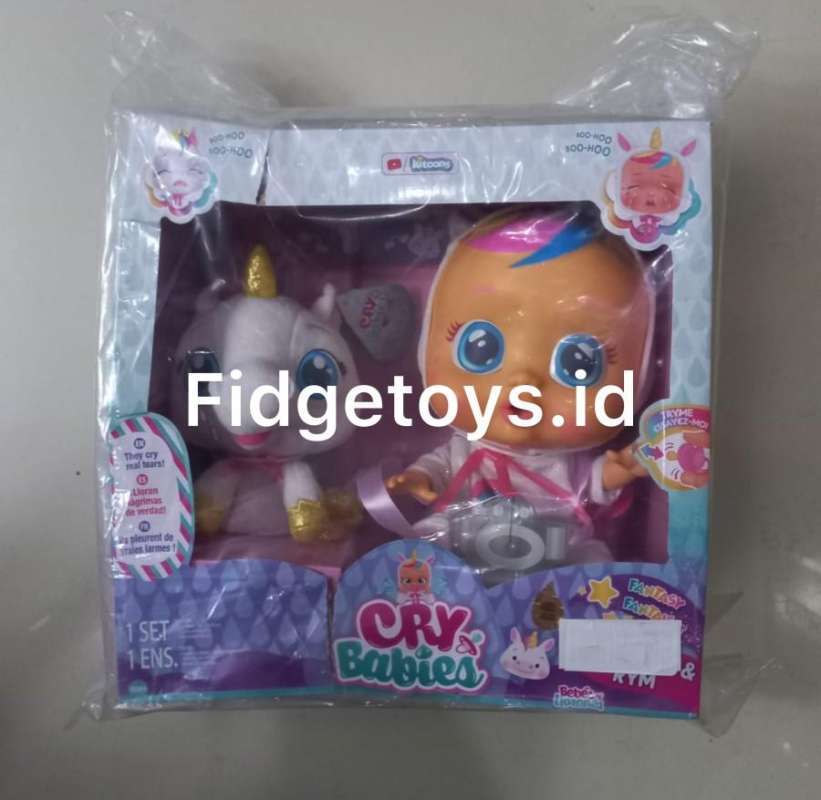 Jual Cry Babies Dreamy And Rym The Unicorn Doll Hot Toys 2021 di