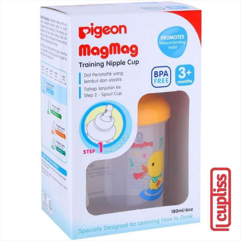 Promo PIGEON Mag Mag Step 1 180ml Nursing Cup 3M+ 180 ml Diskon 30 di