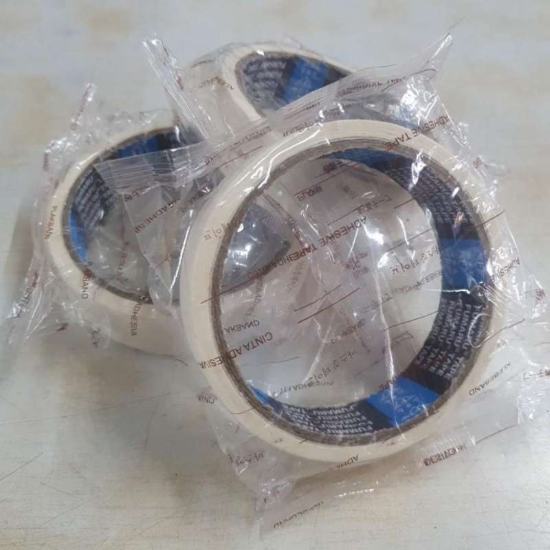 Jual Lakban Kertas Masking Tape untuk Cat Tembok ukuran 1 inch / 2,5cm
