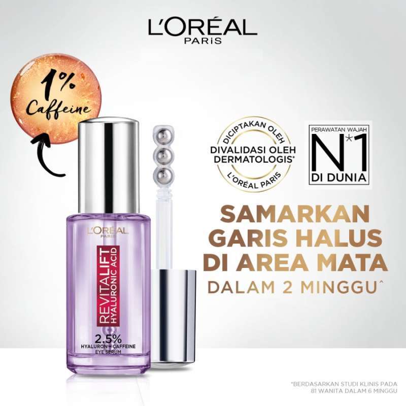 Jual L'Oreal Paris Revitalift Triple Roller Hyaluronic Acid Eye Serum