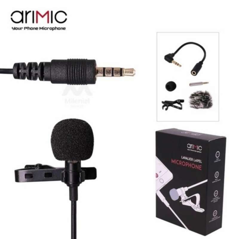 Jual Microphone Ulanzi Arimic Lavalier Microphone Single 1.5m di Seller ...