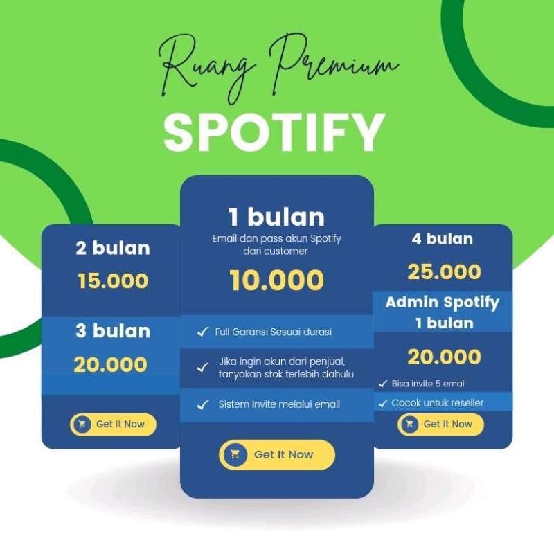 Jual Spotify Premium Support All Devices Di Seller Ruang Premium Kota jual-spotify-premium-support-all-devices-di-seller-ruang-premium-kota