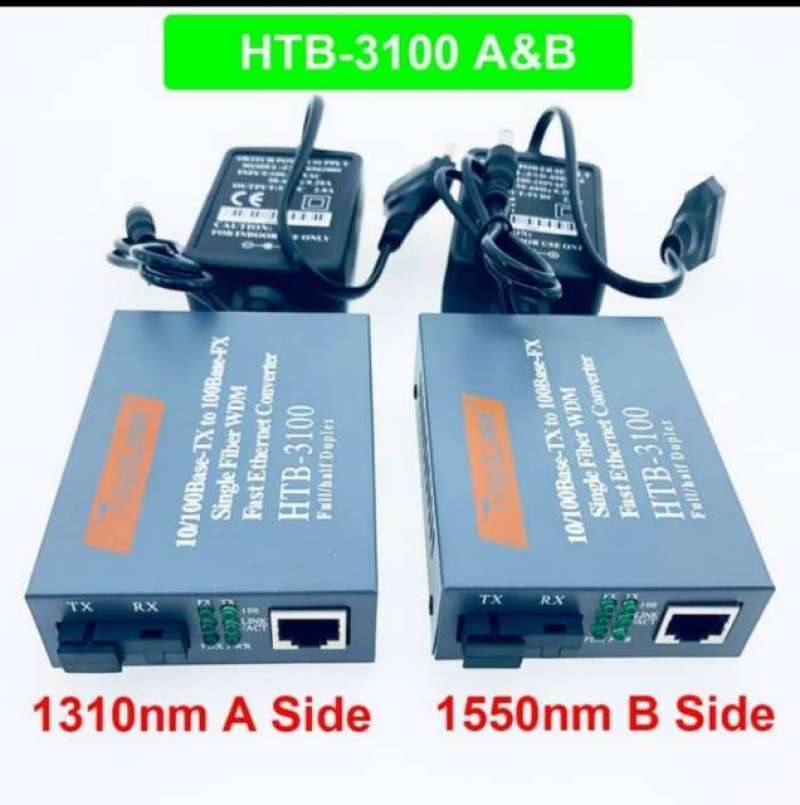 Jual Netlink Htb-3100 Gs-03 A/b / Converter Fiber Optic Rj45 - Htb ...