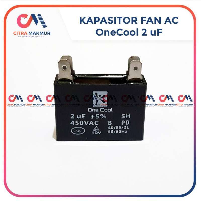 Jual Kapasitor Fan Ac 2 Uf Kaki 4 Capasitor Kipas Mesin Outdoor Kotak