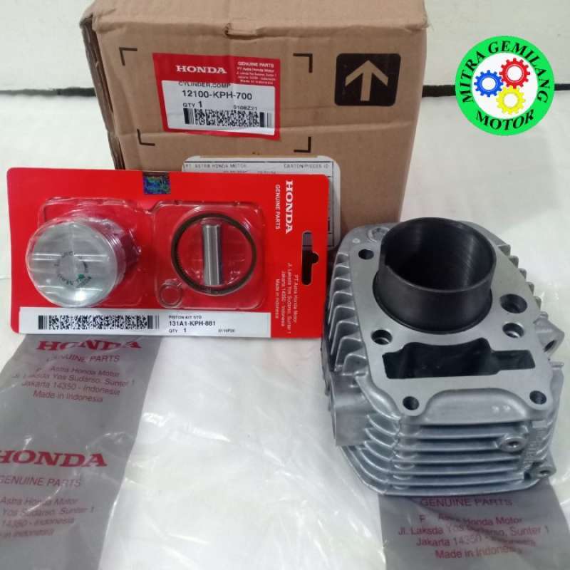 Jual Blok Seher Honda Supra X 125 Fi Batman Komplit Sama Piston Kit