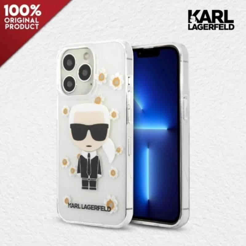 Jual Case iPhone 13 Pro / Max Karl Lagerfeld Flower Ikonic di Seller
