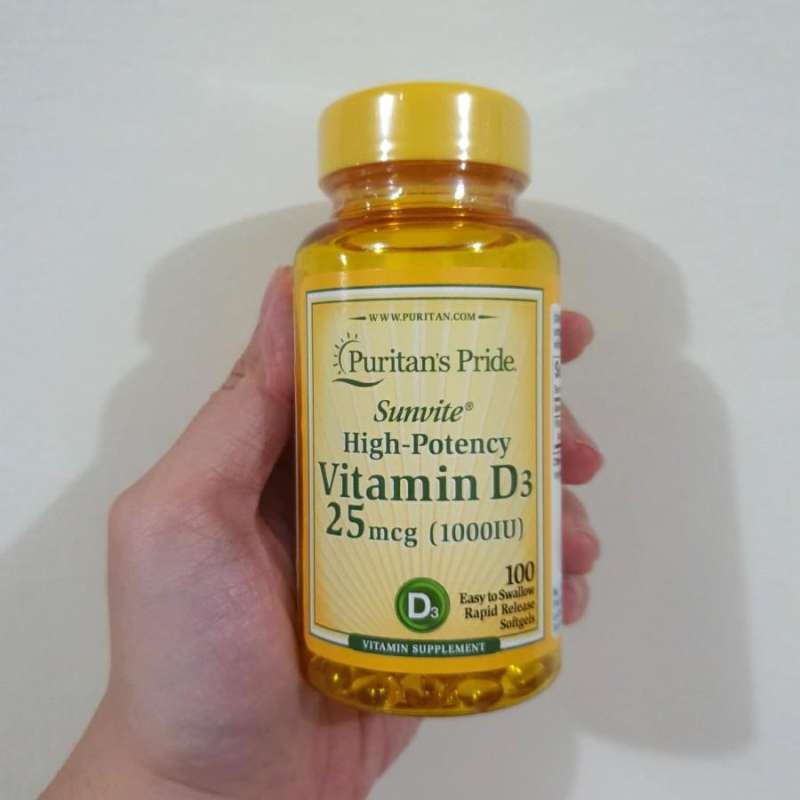 Jual puritan's puritan puritans pride vitamin d3 vit d3 1000iu 1000 iu