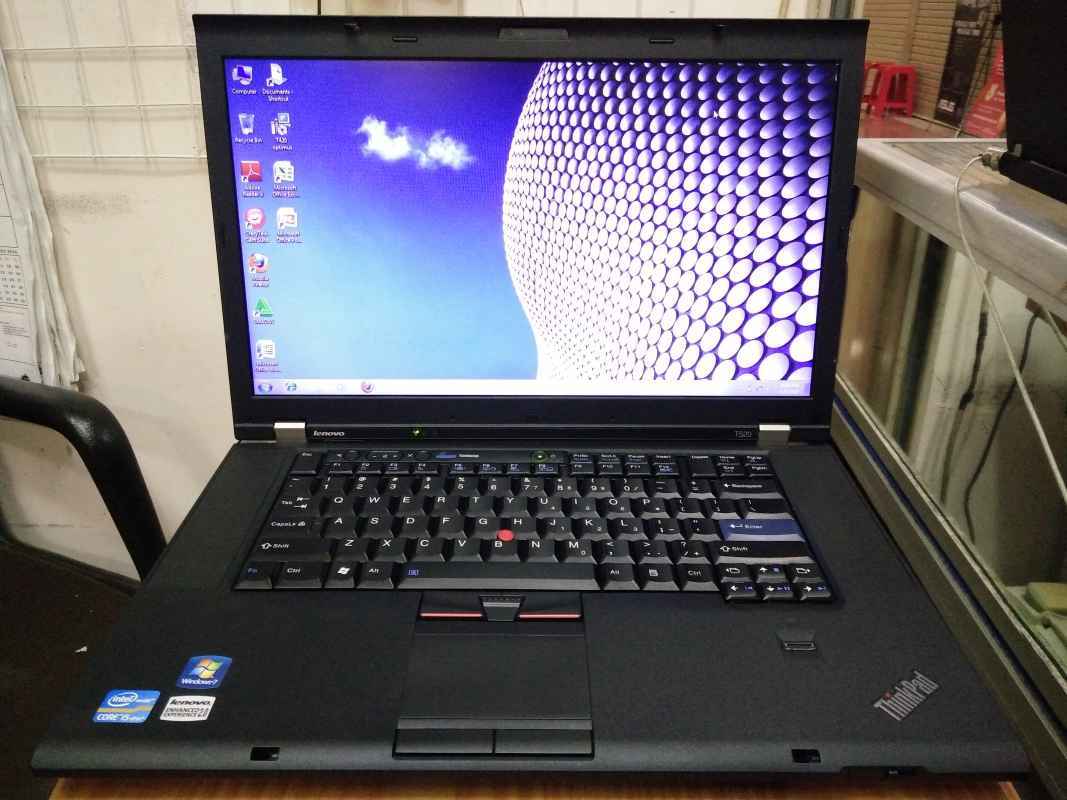 Jual Laptop LENOVO ThinkPad T520 Core i5 GEN 2 HDD RAM INTEl WIN 7 Siap